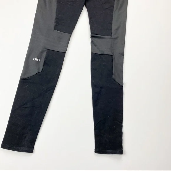 Alo Yoga Black Leggings Workout Pants Yoga Athleisure Womens Small - Picture 4 of 13